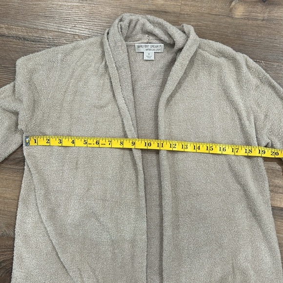 Barefoot Dreams Bamboo Chic Lite plush super soft long line open front cardigan - Picture 9 of 16
